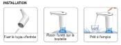 TUYAU D'ASPIRATION RECHANGE POUR ROBINET ELECTRIQUE CARBEST 63178 OU 63179