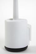 BROSSE DE TOILETTE SILICONE + SUPPORT ADHESIF