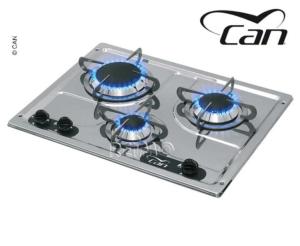 Plaque Gaz 3 feux encastrable CAN PC1323 - 670x360mm