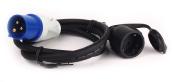 ADAPTATEUR CABLE 0.4m MALE CEE / FEMELLE SCHUKO 3x2.5²