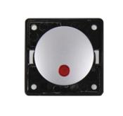 COMMANDE A BASCULE INTERRUPTEUR AVEC VOYANT LUMINEUX 220V - BERKER INTEGRO - CHROME MAT