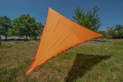 TOILE SOLAIRE ZIP-CANVAS BENT - TARP TRIANGLE 250x250 ORANGE UNI