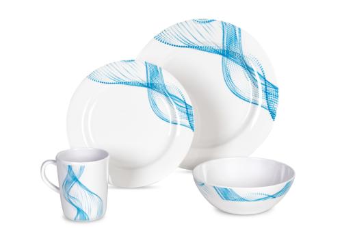 VAISSELLE MELAMINE CARBRERA pour 4 PERSONNES