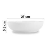 Bol alimentaire magnétique en porcelaine - Blanc