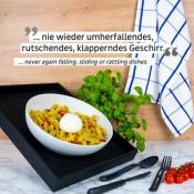 Bol alimentaire magnétique en porcelaine - Blanc
