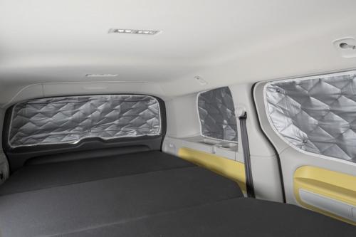 RIDEAUX THERMIQUES CARBEST 7 COUCHES POUR  VW T7 COURT >2021 - 8 PIECES