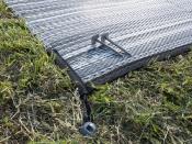 TAPIS DE SOL PVC 300g/m² CLOUD NOIR - 250 x 400 cm