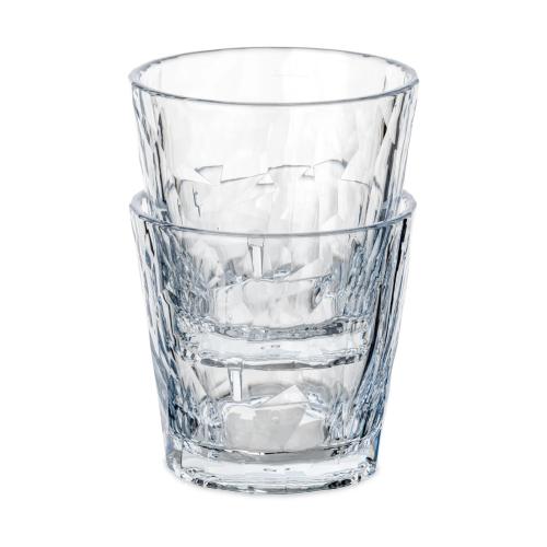VERRE EMPILABLES 250ml KOZIOL CLUB N°22 100% RECYCLABLE - LOT DE 2
