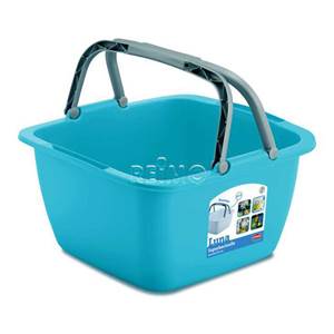 SEAU CARRE A 2 POIGNEES 18.5 L 40x40x23cm