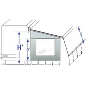 SUN PROTECTOR FRONT 240cm pour store PROSTOR/DOMETIC