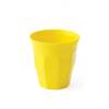 VERRE A FACETTES MELAMINE PLASTOREX 20cl - JAUNE