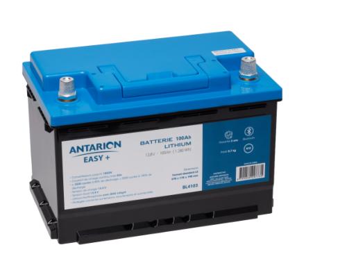 BATTERIE LITHIUM ANTARION BLUETOOTH 100Ah EASY + 27,8 x 17,5 x 19 cm