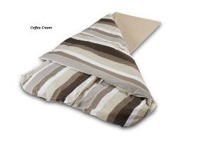 LIT TOUT FAIT DUVALAY 77 x 190 x 2,5 cm - COFFEE CREAM