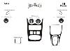 HABILLAGE TABLEAU DE BORD SILICONE- DACIA DUSTER après 2008 - 18 pièces
