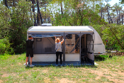 AUVENT FIAMMA CARAVANSTORE EVO ZIP XL 320 Royal Grey + PRIVACY ROOM ZIPPE