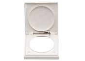 CADRE DE FINITION SIMPLE AVEC COUVERCLE BERKER INTEGRO - BLANC