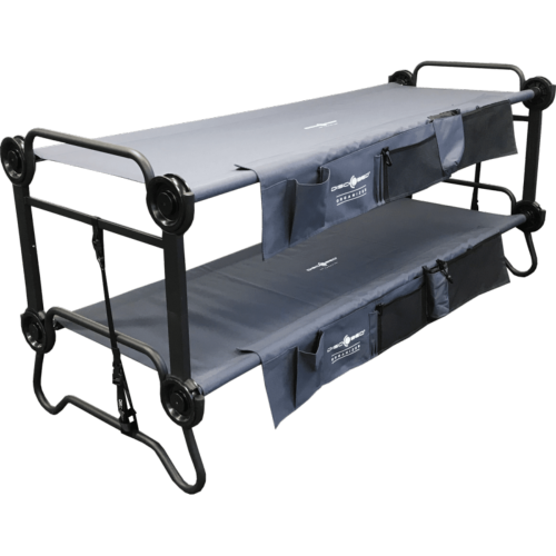 Disc-O-Bed L - LITS DE CAMP SUPERPOSABLES 201 x 70 cm ANTHRACITE
