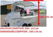 CARETTA SHOP  - MAGASIN/EXPO ROULANT - REMORQUE MAGASIN
