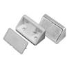 10 COINS DE CONNEXION PLASTIQUE GRIS