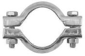 Collier de serrage D24-26, en acier inoxydable, pour silencieux d'échappement 48074