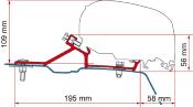 ADAPTATEUR MASTER/MOVANO L2L3 H2>2010 pour FIAMMA STORE F65/F65S/F80