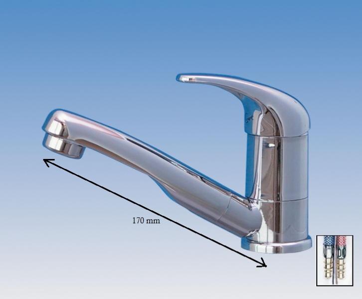 Robinet Roma chrome bec droit