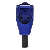 PRISE VOLEUSE CE 220 V - 1 Sortie Femelle NF- 1 Sortie Cable P17
