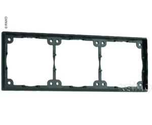 CADRE DE DISTANCE 3 EMPLACEMENTS 3mm. Gris ardoise