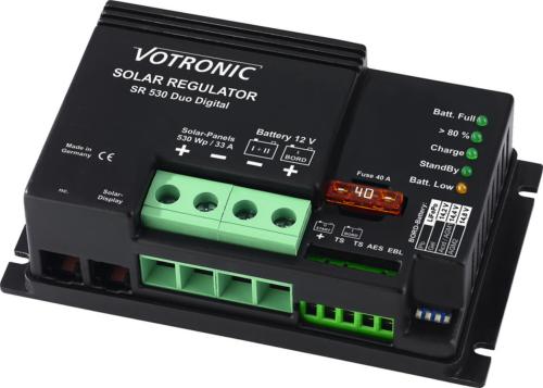 REGULATEUR SOLAIRE VOTRONIC SR530 DUO Digital jusqu'à 530Wp