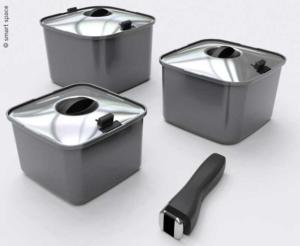 BATTERIE DE CUISINE SMARTSPACE / 10 PIECES 