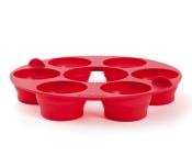 MOULE � MUFFINS EN SILICONE POUR FOUR � GAZINI�RE OMNIA�