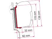 ADAPTATEUR WESTFALIA TOIT REHAUSSE pour Fiamma F45S/F45TiL/ZIP