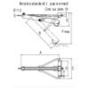 BEQUILLE DE VERINS normal AL-KO 800 KG. 510mm