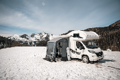 SAS NEIGE GONFLABLE DOMETIC KAMPA SPECIAL HIVER - WINTER AIR PVC 180 M - 180x180cm -Hauteur 265 à 295cm