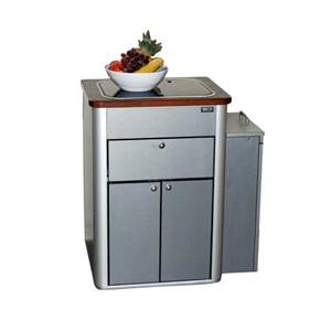 MEUBLE CUISINE PANTRY ANTHRACITE pour VW T5/T6 MULTIVAN, VITO...