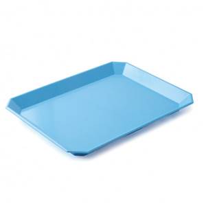 PLATEAU PETIT DEJEUNER PLASTOREX 40X30CM BLEU