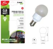 AMPOULE A DOUILLE - 12 LED 0.8W Blanc chaud - BA15S