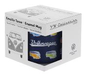 TASSE A CAFE EMAILLEE SAMPAS BLEU - VW COLLECTION