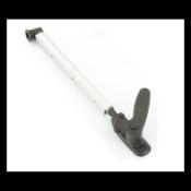 COMPAS ALU BOUT NOIRS POUR BAIE DOMETIC SEITZ POUR BAIE HAUTEUR 600MM - COTE GAUCHE