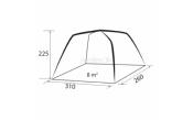 AUVENT INDEPENDANT GONFLABLE AUTOMATIQUE - BRUNNER TROUPER AUTO-UP - 310x260cm hauteur 180-240cm 
