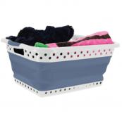 CORBEILLE A LINGE PLIABLE INCASA 61,9 x 44,5 x 7,8/26.2 cm