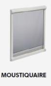 CASSETTE DOMETIC "DB1R" + STORE ROULANT + MOUSTIQUAIRE  (980 x 530 MM)
