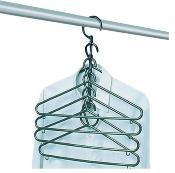 BARRE DE PENDERIE + 8 CINTRES PLASTIQUE