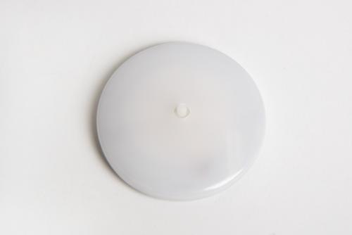 APPLIQUE PLAFONNIER BLANC OPALE A LED ROND 75mm avec Interrupteur