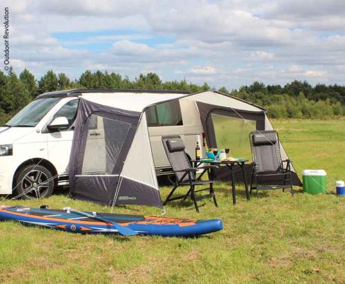AUVENT LATERAL TECHLINE CANOPY  DE OUTDOOR REVOLUTION - HIGHLINE HAUTEUR DE 255-305CM