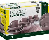 Lot de vaisselle en mélamine Rose pour 4 personnes Dolomite BRUNNER 