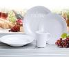 SET DE VAISSELLE ANTIDRAPANT EN MLAMINE "MONACO" - 4 PERSONNES