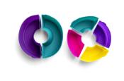 OMNIA moules en silicone - set de 6 pièces 