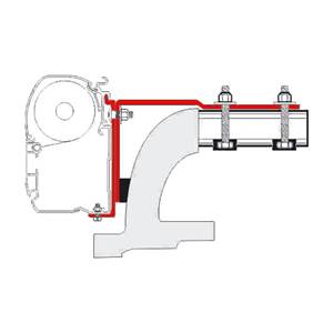 ADAPTATEUR pour MERCEDES VITO pour Fiamma F45S/F45TiL/ZIP