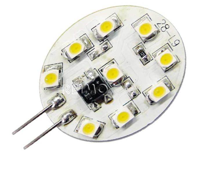 AMPOULE SMD-LED 9 LEDS Blanc froid - 0.6 W -G4